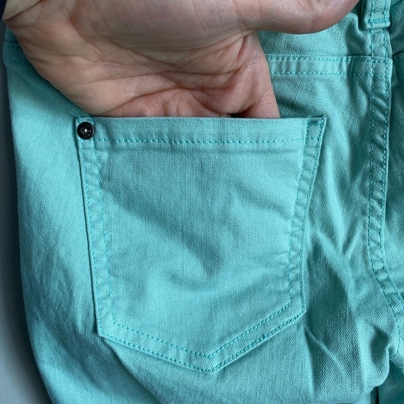 Life in Progress Peppermint Green Denim Women's Straight Leg Jeans Size 26 - Picture 6 of 12